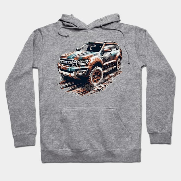 Ford Everest Hoodie by Vehicles-Art